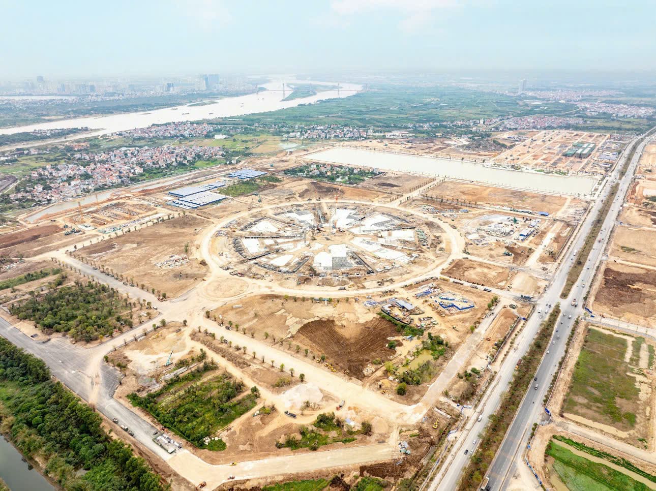 Hình ảnh tiến độ Vinhomes Global Gate mới nhất