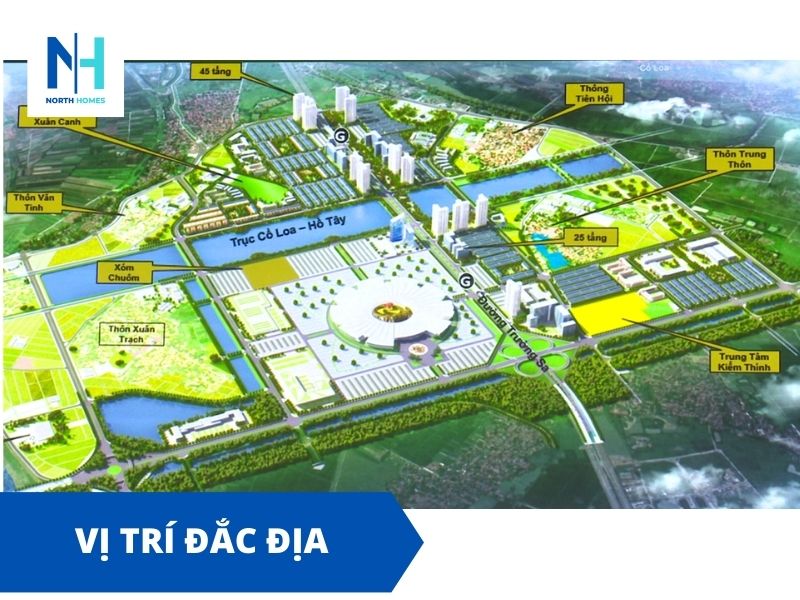 Vị trí đắc địa Vinhomes Cổ Loa