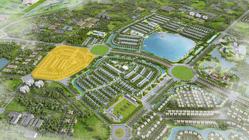 Vị trí tiểu khu phong lan vinhomes harmony