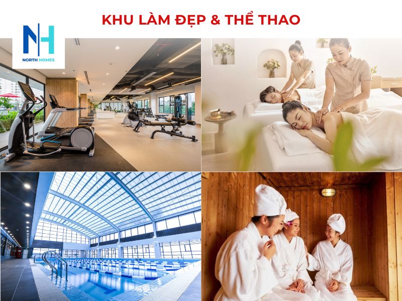 Khu làm đẹp và thể thao rèn luyện sức khỏe