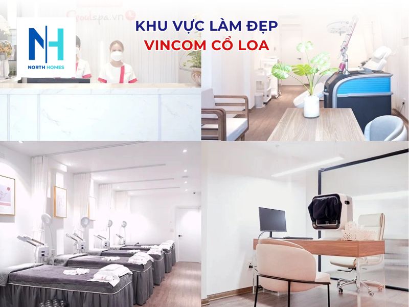 Khu làm đẹp với các thiết bị công nghệ cao