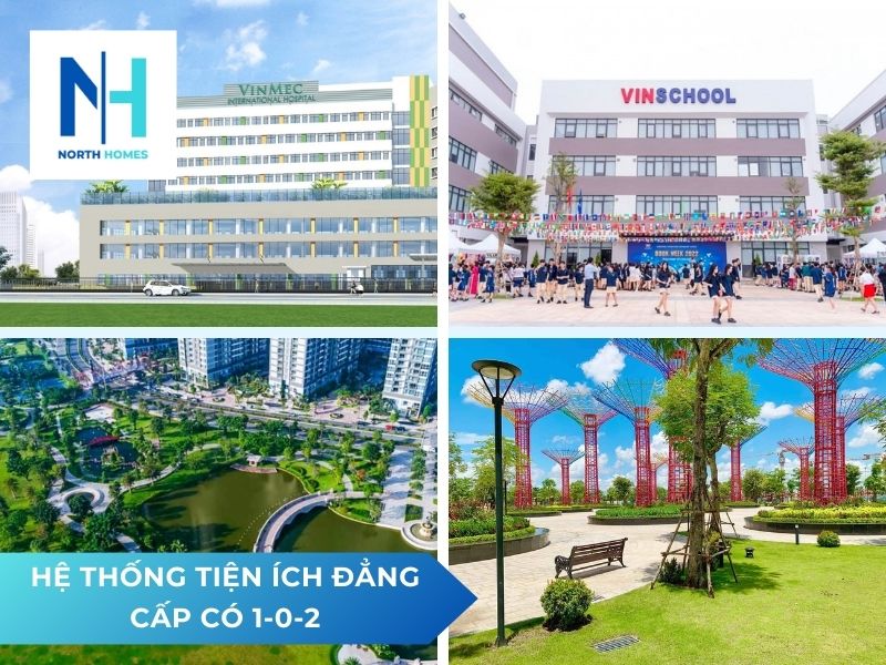 Vinhomes Cổ Loa có hệ thống tiện ích đẳng cấp có 1-0-2