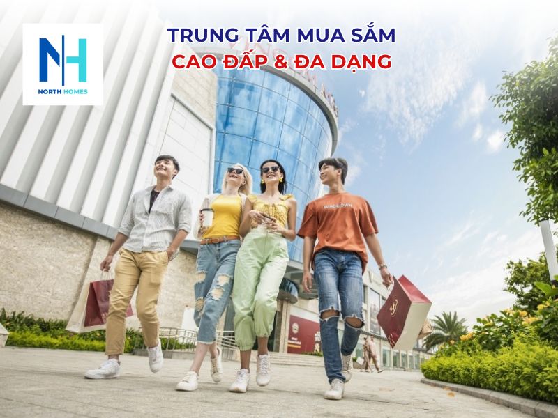 Trung tâm mua sắm cao cấp và đa dạng