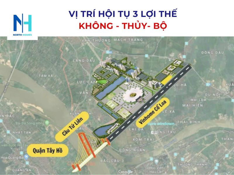 Vị trí hội tụ ba lợi thế "Không - Thủy - Bộ"
