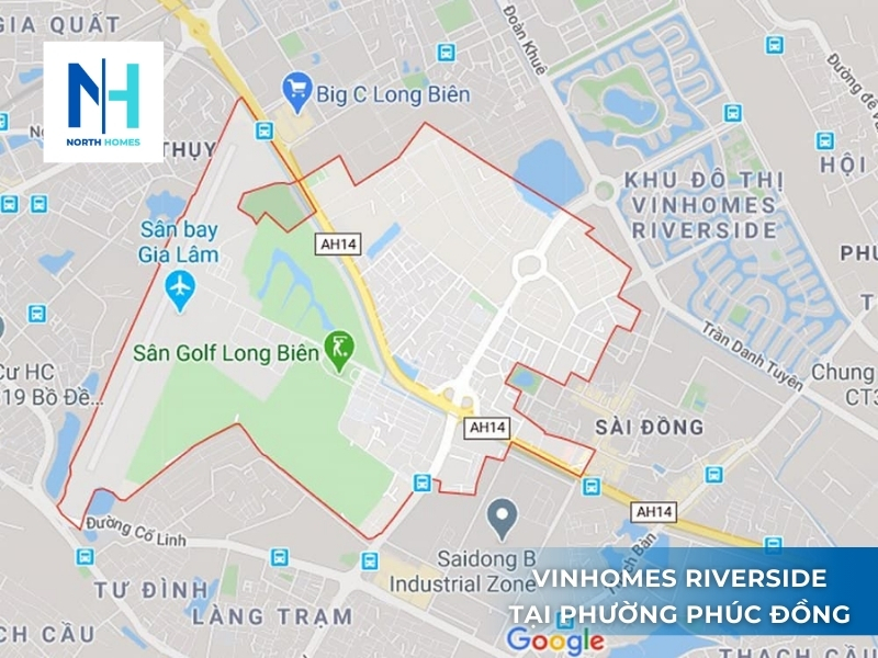 Vinhomes Riverside tại phường Phúc Đồng