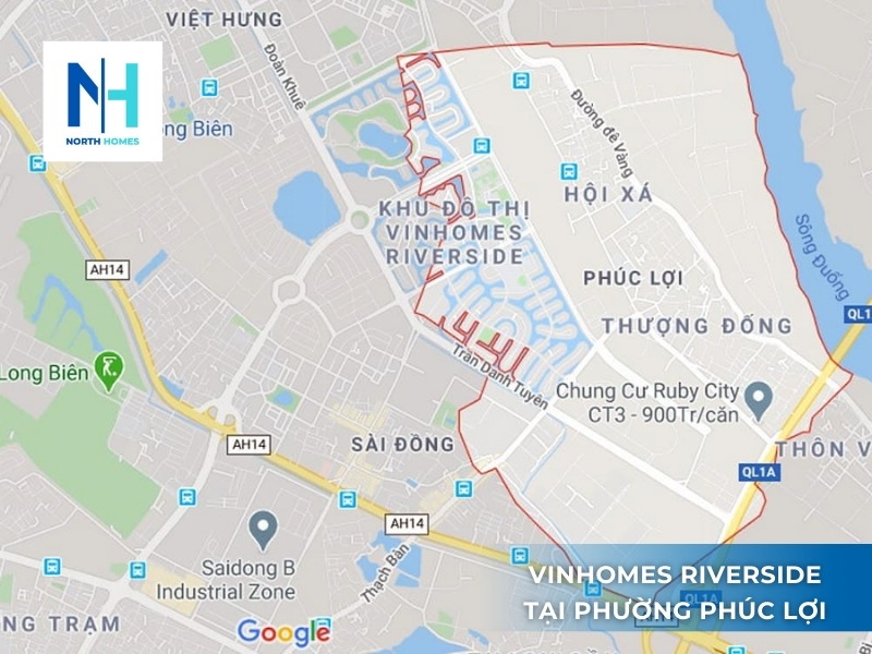 Vinhomes Riverside tại phường Phúc Lợi
