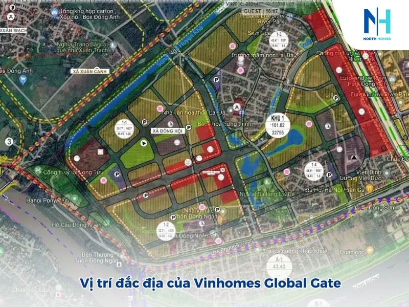 Vị trí đắc địa của Vinhomes Global Gate