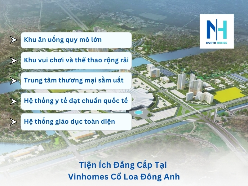 Tiện Ích Đẳng Cấp Tại Vinhomes Cổ Loa Đông Anh