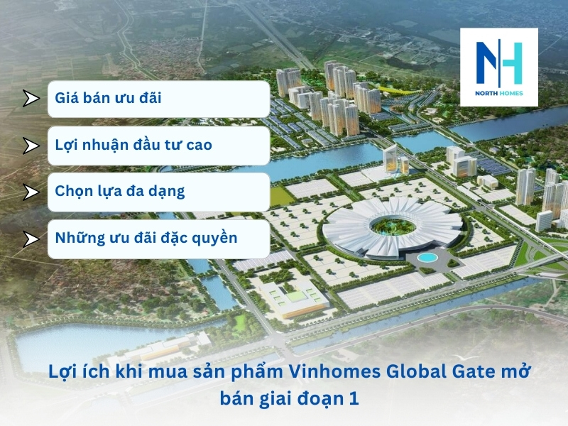 Lợi ích khi mua sản phẩm Vinhomes Global Gate mở bán giai đoạn 1
