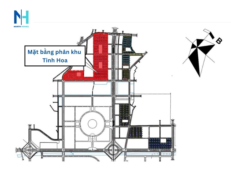 Mặt bằng phân khu Tinh Hoa