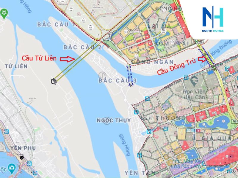 Cầu Tứ Liên – Thông tin chi tiết : Thiết kế, Tiến độ, Quy Hoạch