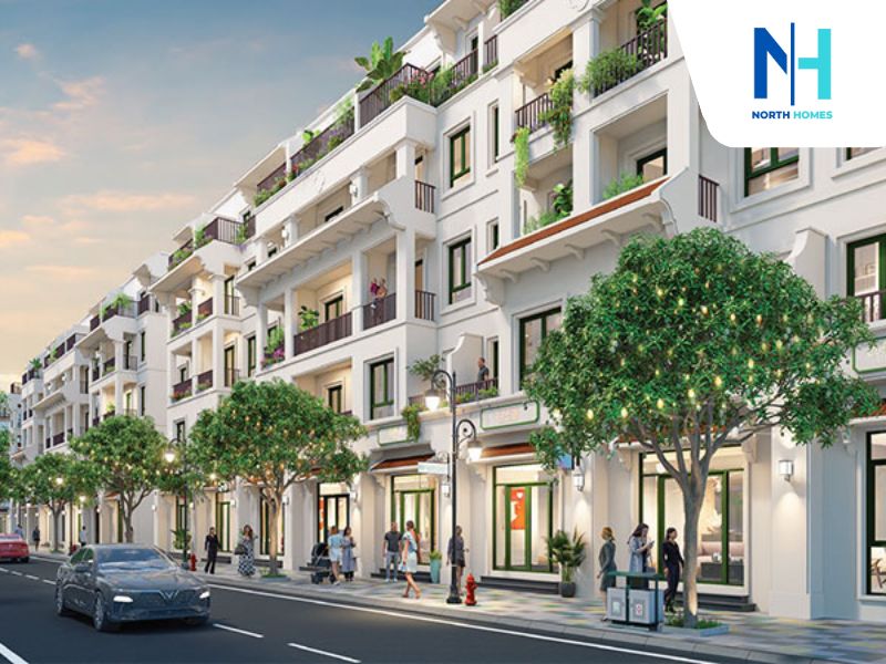 Diện tích các loại hình nhà phố