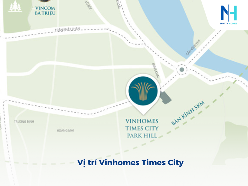 Vị trí Vinhomes Times City