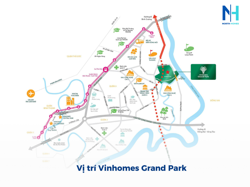 Vị trí Vinhomes Grand Park