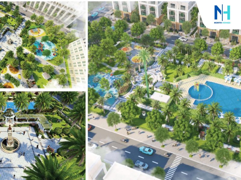 Hệ thống tiện ích tại phân khu Thịnh Vượng Vinhomes Global Gate