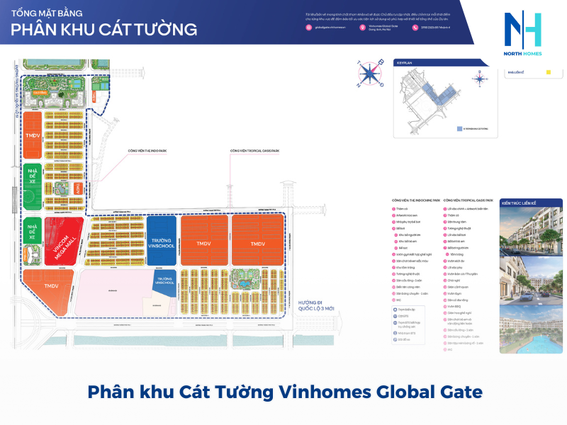 Nhà phố Phân khu Cát Tường Vinhomes Global Gate