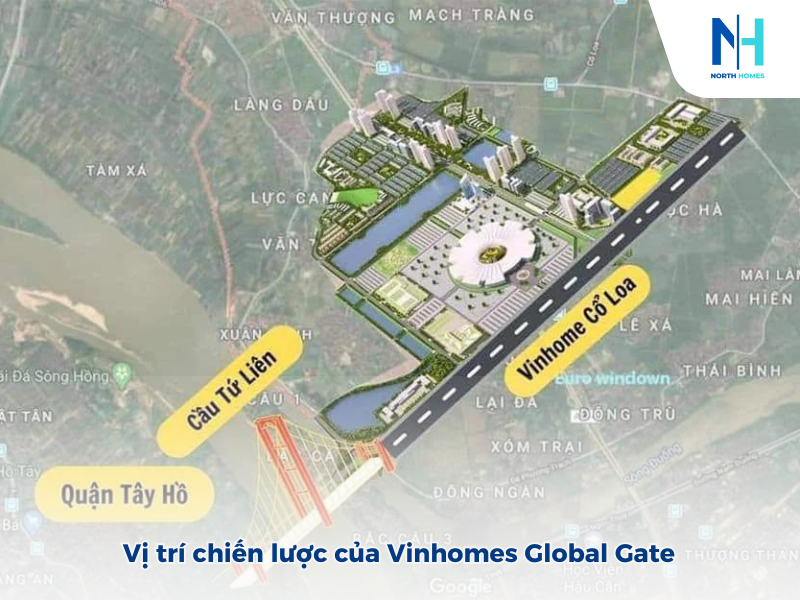Vị trí chiến lược của Vinhomes Global Gate