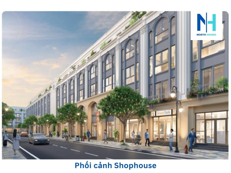 Phối cảnh Shophouse