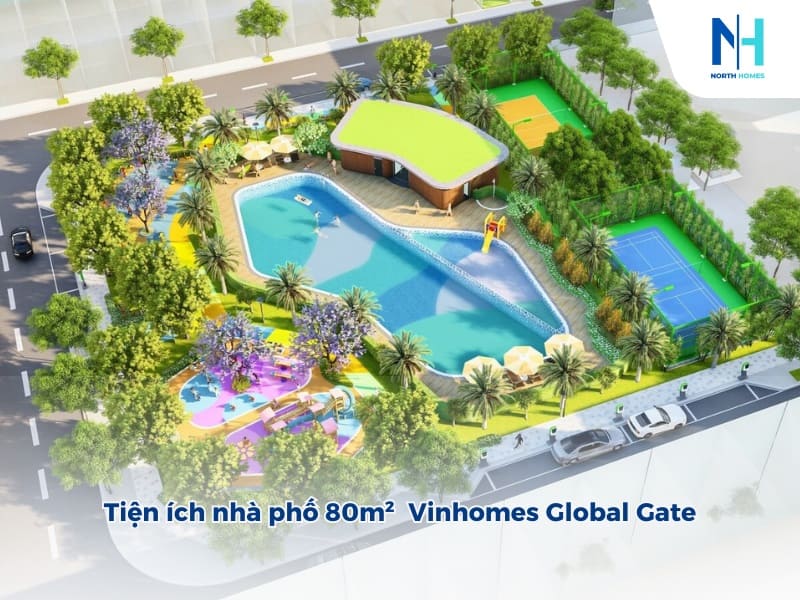 Tiện ích nhà phố 80m2 