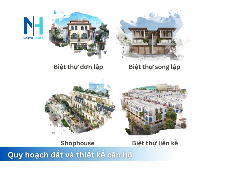 Quy hoạch đất và thiết kế căn hộ