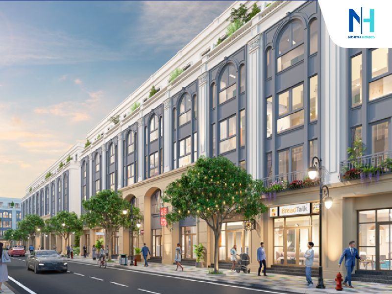 Đặc điểm nhà phố hướng Đông Nam Vinhomes Cổ Loa