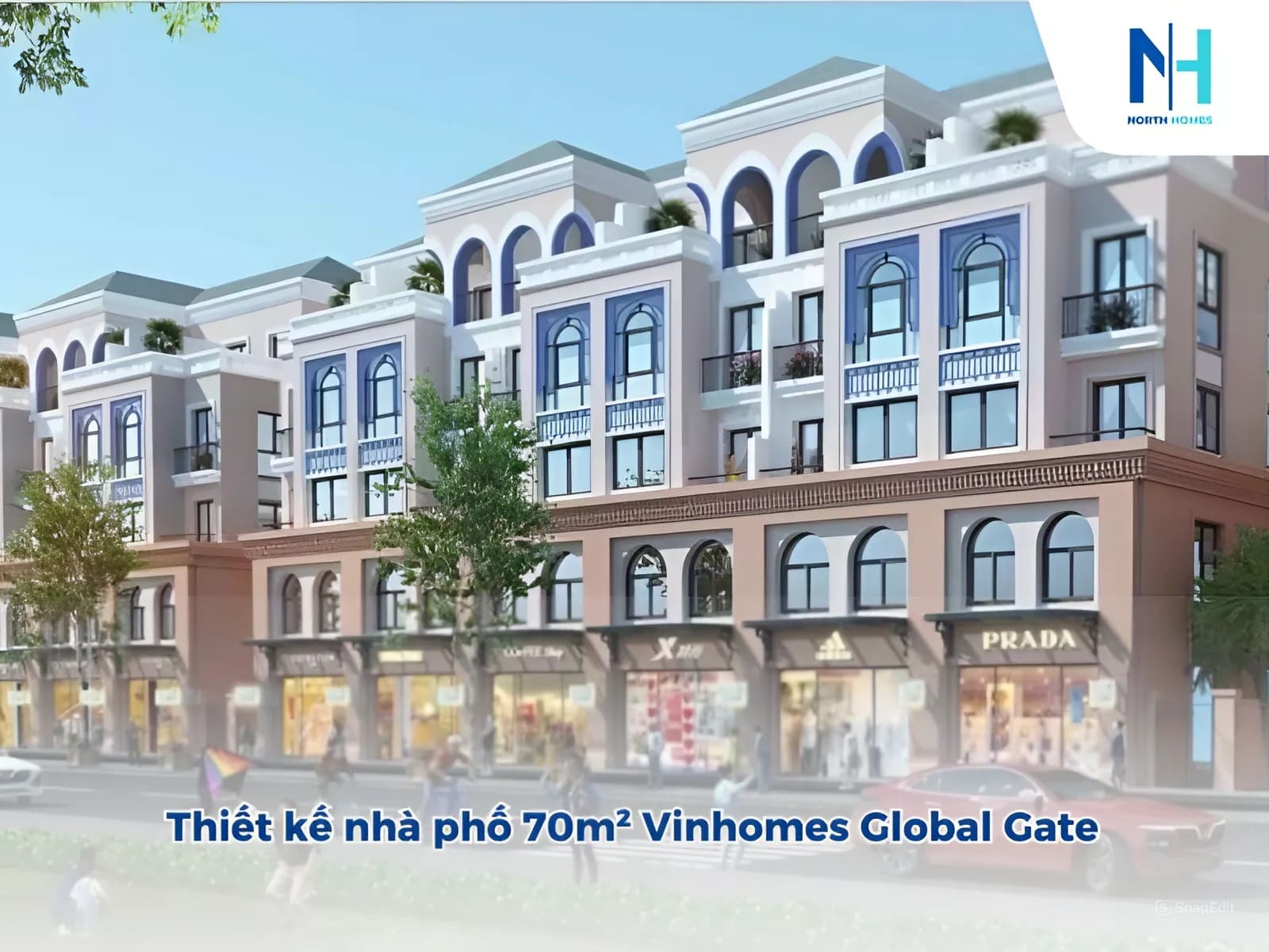 Thiết kế nhà phố 70m2